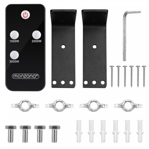 Încălzitor infraroșu cu telecomandă 3000W | negru č.15