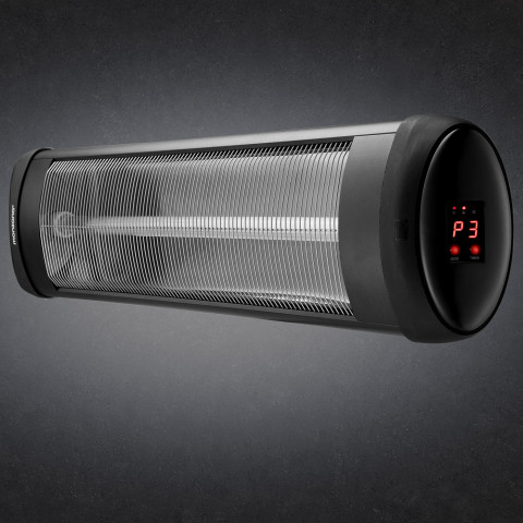 Încălzitor infraroșu cu suport și telecomandă 2500W | negru č.9