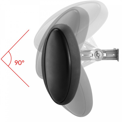 Încălzitor infraroșu cu suport și telecomandă 2500W | negru č.19