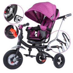 Tricicletă multifuncțională pentru copii | roz č.2
