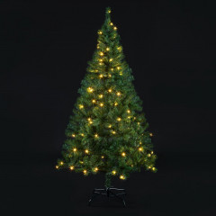 Arbore de Crăciun artificial cu iluminare 150 cm | verde č.3