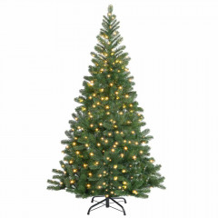 Arbore de Crăciun artificial cu iluminare 150 cm | verde č.2