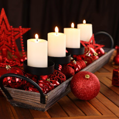 Set decorațiuni de Crăciun 77 piese | roșu č.3