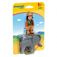 Playmobil 9381 Îngrijitor zoo cu elefant č.1