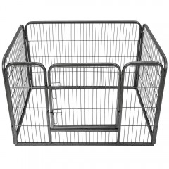 Țarc metalic pentru câini si cățeluși 125 x 80 x 70 cm č.1