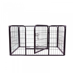Țarc metalic pentru câini si cățeluși 125 x 80 x 70 cm č.3