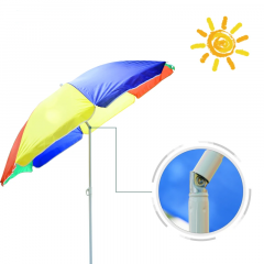 Umbrelă de plajă 160 cm | colorată č.2