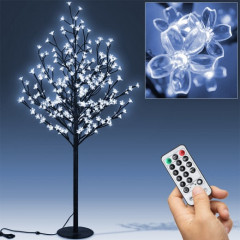 Arbore luminos decorativ 180 cm,  200 LED | albastru č.1