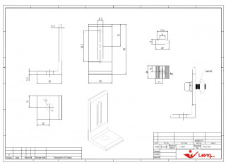 Suport de aluminiu L pentru tablă ondulată sau trapezoidală | set 20buc č.2