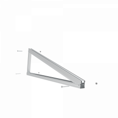Suport triunghiular pentru acoperiș plat 15° č.2