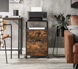 Dulap de birou pe roți cu 2 sertare blocabile č.2