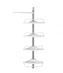 Raft de colț reglabil pentru baie | 95-300 cm č.2