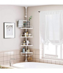 Raft de colț reglabil pentru baie | 95-300 cm