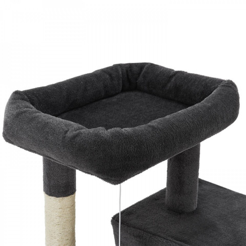 Ansamblu de joacă pentru pisici 49x46x91 cm | gri închis č.6