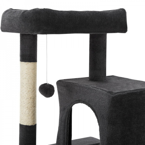 Ansamblu de joacă pentru pisici 49x46x91 cm | gri închis č.7