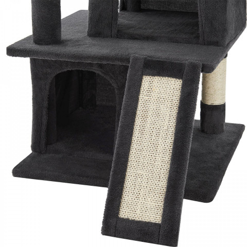 Ansamblu de joacă pentru pisici 49x46x91 cm | gri închis č.10