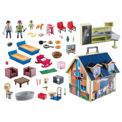 Playmobil 70985 Casă de păpuși portabilă č.2