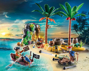 Playmobil 70962 Insula comorilor piraților cu schelet č.3