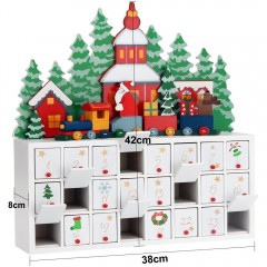 Advent calendar  Peisajul de iarnă | lemn č.3