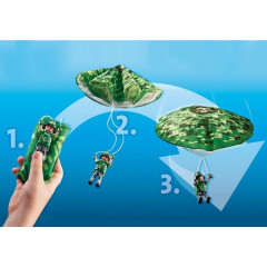 Playmobil 70569 Elicopter de poliție: Urmărire cu parașuta č.2