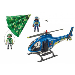Playmobil 70569 Elicopter de poliție: Urmărire cu parașuta č.3
