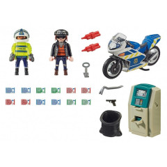 Playmobil 70572 Motocicleta de poliție: Urmărirea unui hoț č.2