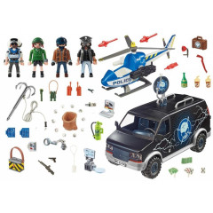 Playmobil 70575 Elicopter de poliție: Urmărirea vehiculului č.3