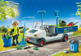 Playmobil 71433 Curățarea orașului cu un vehicul electric č.2