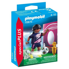 Playmobil 70875 Fotbalist cu poartă č.1