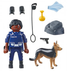Playmobil 71162 Figurină polițist cu cățel č.2
