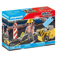 Playmobil 71185 Constructor cu freză č.1