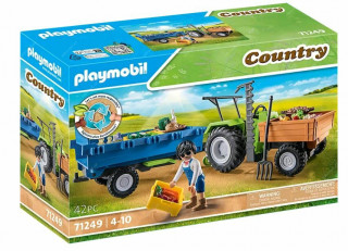 Playmobil 71249 Tractor cu remorcă