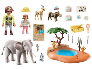 Playmobil Wiltopia 71294 Excursie la apă cu elefant č.2