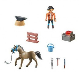 Playmobil Horses of Waterfall 71357 Fierarul Ben și calul Ahile č.2