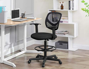 Scaun de birou ergonomic reglabil 55-75 cm | negru