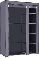Dulap organizator din material textil 110 x 45 x 175 cm | gri č.2