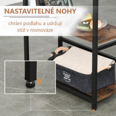 Masa de bar cu taburete | maro + negru č.3
