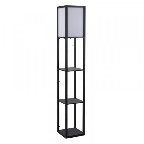 Lampadar cu 3 polite | negru č.2