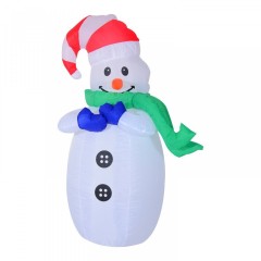Om de zăpadă gonflabil cu iluminare LED 120 cm č.1