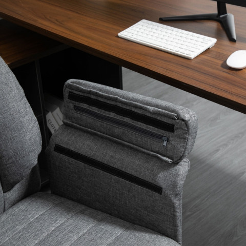 Scaun de birou ergonomic Vinsetto | gri č.4