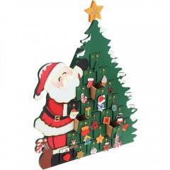 Advent calendar Arbore de Crăciun |  lemn č.1