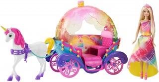 Mattel Barbie Dreamtopia cu prințesa, cal si trăsura č.1