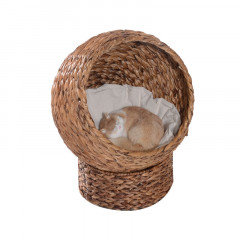 Culcus din ratan pentru pisici 50 x 42 x 60 cm | maro č.1