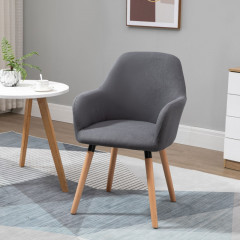 Čalouněná židle Vanda | tmavě šedá
