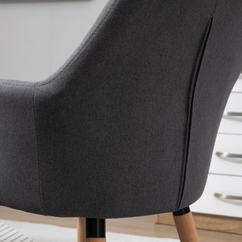 Scaun tapitat Vanda | gri č.4