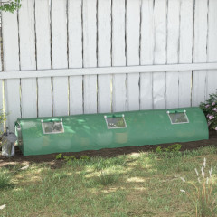 Zahradní fóliovník 300 x 80 x 45 cm | zelený