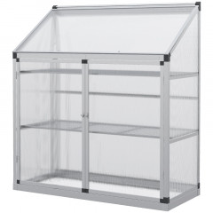 Sera din policarbonat si aluminiu cu baza | 131 x 58 x 139,5 cm č.3