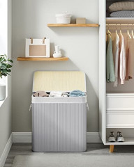 Cos de rufe cu 3 sectiuni 150 l | gri č.3