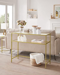 Konzolový stolek 100 x 35 x 80 cm | zlatý