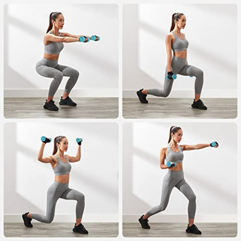 Set de gantere hexagonale | 2 x 1 kg, 2 x 2 kg, 2 x 3 kg č.7